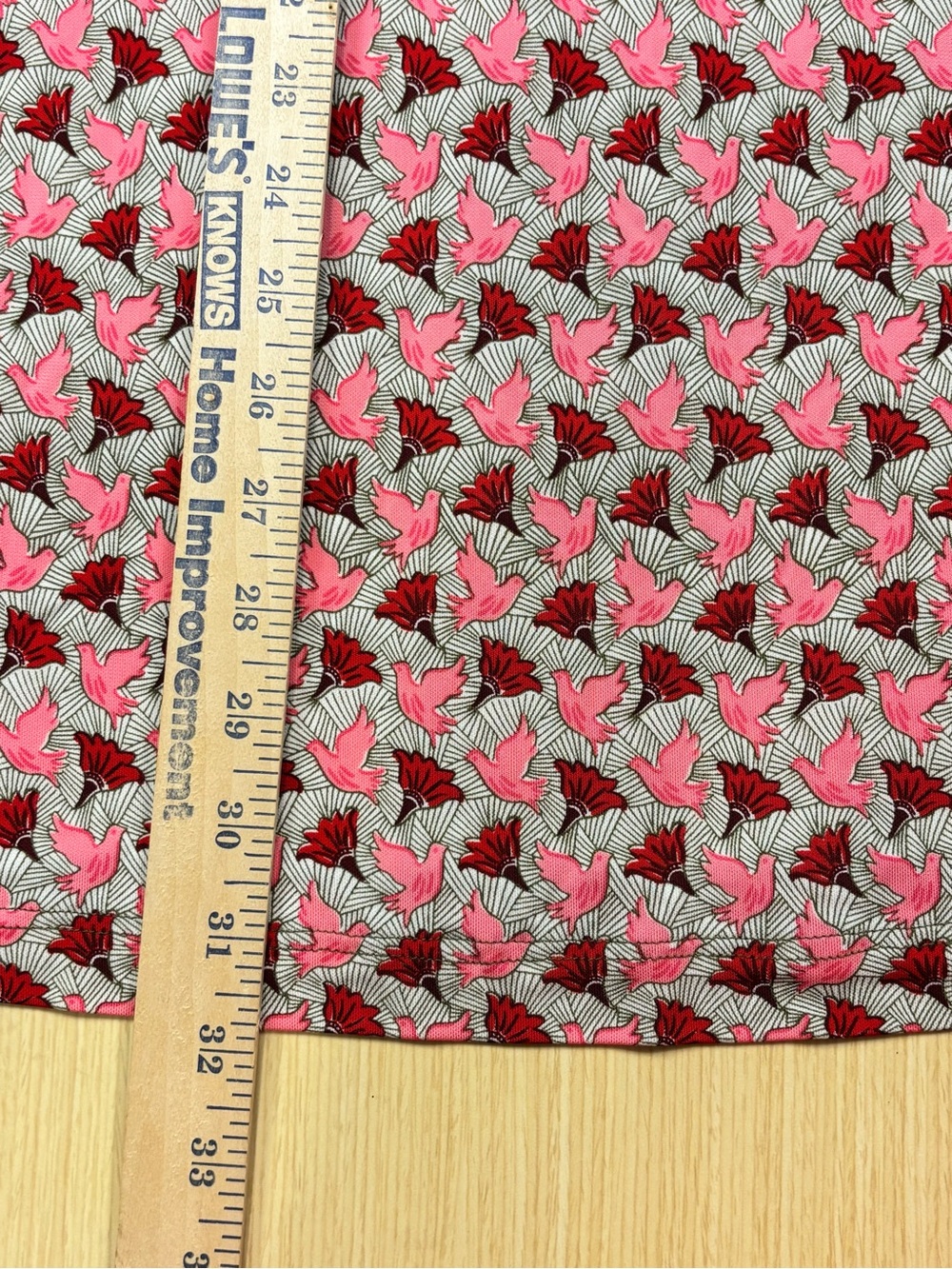 Tory Burch Bird Floral Jersey Shirt Dress Sz S - Picture 10 of 12